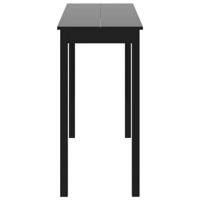 Bartafel 115x55x107 cm MDF zwart Bartafel 115x55x107 cm MDF zwart