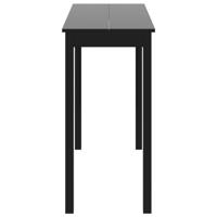 Bartafel 115x55x107 cm MDF zwart - thumbnail