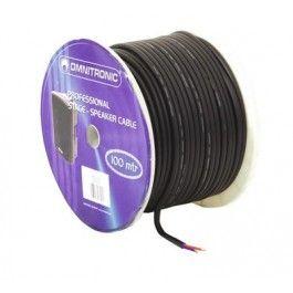 OMNITRONIC Speaker Cable 2x2.5 50m bk durable