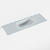 MONDIAZ EDEN Clay solid surface inleg wastafel voor toiletmeubel 70cm. Positie wasbak midden - thumbnail