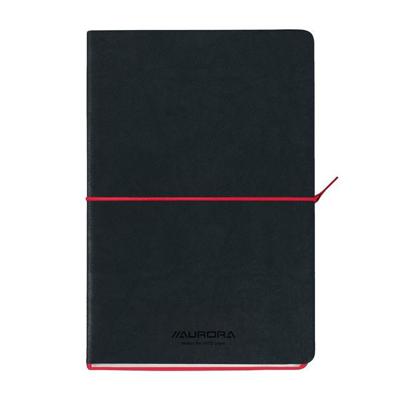 Notitieboek aurora tesoro a5 192blz lijn 80gr rood | 10 stuks