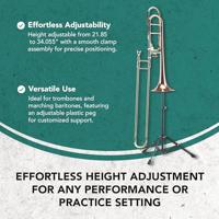 Konig & Meyer 149/9 standaard voor trombone zwart - thumbnail