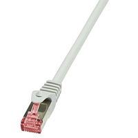 LogiLink CQ2052S RJ45 Netwerkkabel, patchkabel CAT 6 S/FTP 2.00 m Grijs Vlambestendig, Snagless 1 stuk(s) - thumbnail