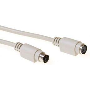 ACT AK3230 Toetsenbord/Muis Verlengkabel PS/2 male/PS/2 female - 1,8 meter