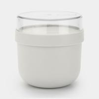 Brabantia Make & Take ontbijtkom 0,5 liter, kunststof light grey - thumbnail