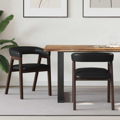 Eettafelstoelen 2 pcs Licht Bruin 54 x 57 x 73 cm Eettafelstoelen 2 pcs Licht Bruin 54 x 57 x 73 cm