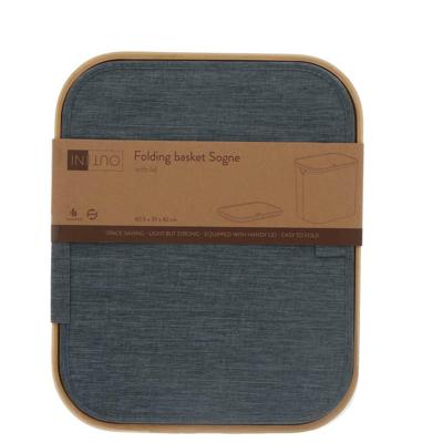 InSideOut Vouwmand Sogne 40.5x33x42 cm Blauw InSideOut Vouwmand Sogne 40.5x33x42 cm Blauw