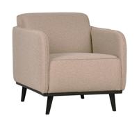 WOOOD Fauteuil 'Statement' Met arm, Bouclé, kleur Beige - thumbnail