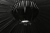 Lampenkap Home ESPRIT Zwart Bamboe 80 x 80 x 30 cm - thumbnail