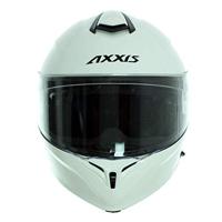 Axxis Helm storm solid glans wit m - thumbnail