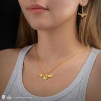 Harry Potter Earrings Golden Snitch - thumbnail