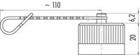 Binder 08 2299 000 000 Serie 693 | Afdekkap voor Male Connector - thumbnail