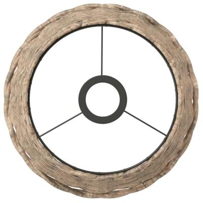 VidaXL Plafondlampenkap ø25x17 cm wicker bruin VidaXL Plafondlampenkap ø25x17 cm wicker bruin