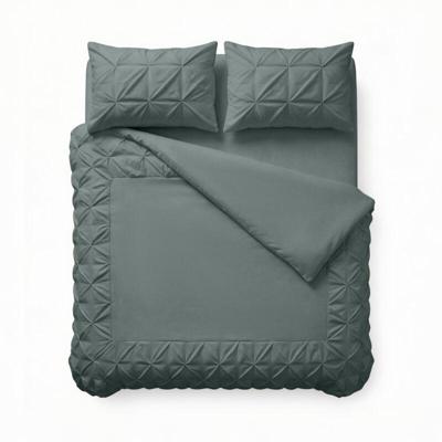 Sleeptime Border Pintuck Groen 200 x 200/220 cm