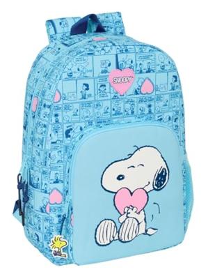 Schoolrugzak Snoopy Love Blauw 30 x 46 x 14 cm
