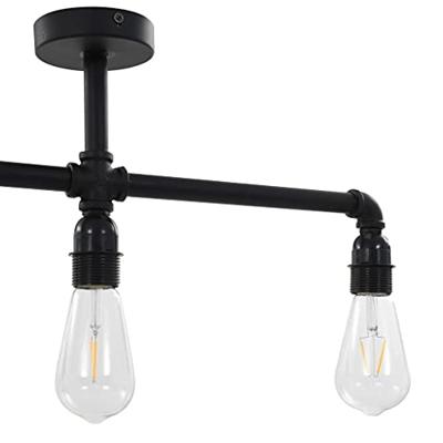 VidaXL Plafondlamp 3xe27 zwart
