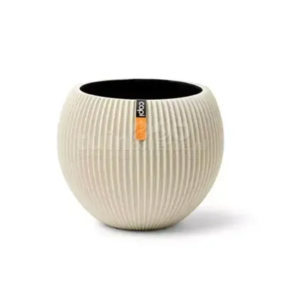 Capi Europe Vaas bol Groove Colours - 30x25 - Beige