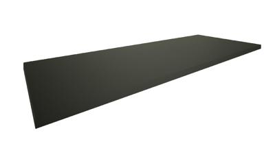 Marmaris Topblad 120x46x2,5 cm mat zwart Marmaris Topblad 120x46x2,5 cm mat zwart