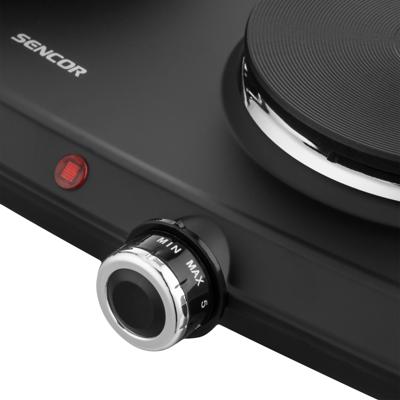 Sencor SCP 2254BK-EUE4 Elektrische kookplaat Zwart Sencor SCP 2254BK-EUE4 Elektrische kookplaat Zwart
