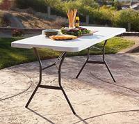 Vouwtafel Lifetime Wit 185 x 74 x 76 cm Staal Plastic - thumbnail