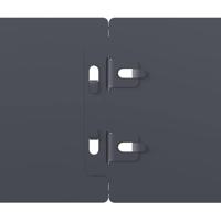 Gazonranden 50 st 10x103 cm koudgewalst staal antraciet - thumbnail