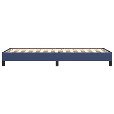 Bedframe zonder matras 80x200 cm stof blauw