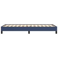 Bedframe zonder matras 80x200 cm stof blauw - thumbnail