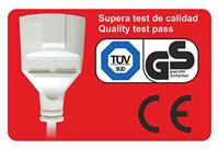 Verlengbare Kabel Schuko Silver Electronics - Maat: 5 m - thumbnail