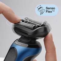 Braun Series 6 Scheerapparaat met scheerblad Trimmer Blauw - thumbnail