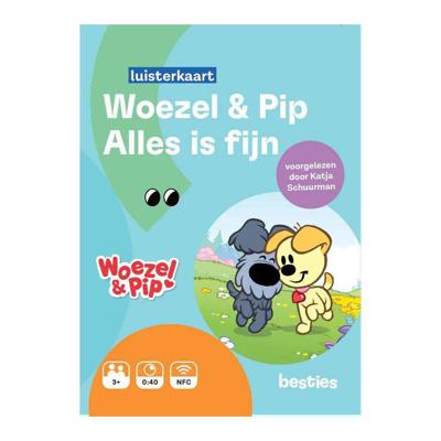 Centraal Boekhuis Woezel en pip alles is fijn luisterkaart Centraal Boekhuis Woezel en pip alles is fijn luisterkaart