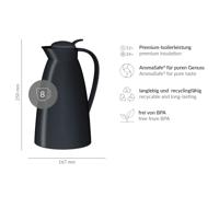 alfi Eco Thermoskan Zwart 1 l 825020100 - thumbnail