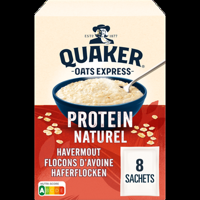 Quaker Oats Express Havermout Proteine Naturel 302 gr bij Jumbo - thumbnail
