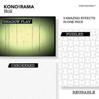 KONO!RAMA Effect Filter 2 for Fujifilm INSTAX mini (3 per set) - thumbnail