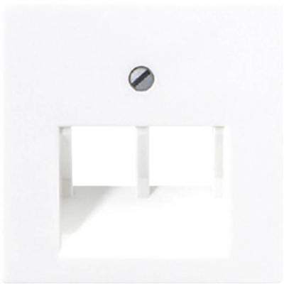 Jung AS500 inzetplaat voor data aansluiting wit A569-2PLUAWW