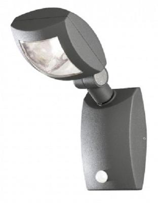 Konstsmide Latina Small 7937-370 LED-buitenlamp met bewegingsmelder (wand) Energielabel: F (A - G) LED LED vast ingebouwd 3 W Antraciet