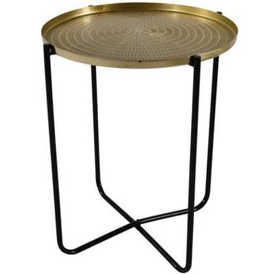 El Hierro bijzettafel goud 50 cm