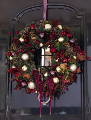 Everlands Imperial kerstkrans 50cm groen