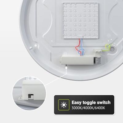 LED Plafondlamp rond - CCT Lichtkleur instelbaar (3000K, 4000K & 6500K) - 18W 1820 lumen (101lm/w) - Diameter 31 cm - IP20 stofdicht voor binnen LED Plafondlamp rond - CCT Lichtkleur instelbaar (3000K, 4000K & 6500K) - 18W 1820 lumen (101lm/w) - Diameter 31 cm - IP20 stofdicht voor binnen
