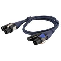 DAP Powercon in/uit & signaal kabel 75 cm - thumbnail