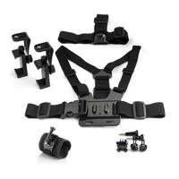 MOJOGEAR A03 Hoofd-, Borst- & Polsband Kit - voor GoPro & smartphone - thumbnail
