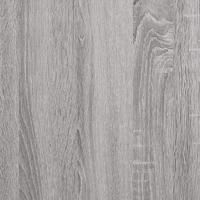 Bureau 100x50x75 cm bewerkt hout en ijzer grijs sonoma eiken - thumbnail