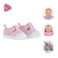 Corolle mon grand poupon - poppensneakers roze, 36cm - thumbnail