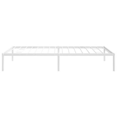 Bedframe metaal wit 100x190 cm