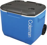 Coleman 60qt performance koelbox - wielen - 56 liter - blauw - thumbnail