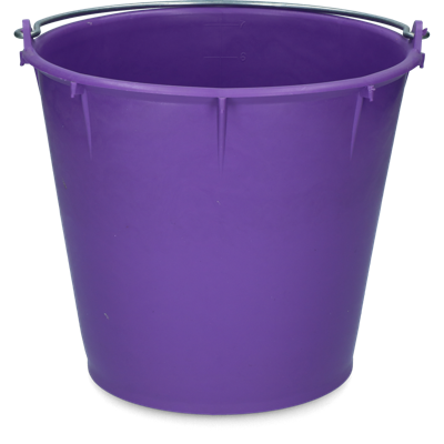 Emmer 7 l met beugel paars