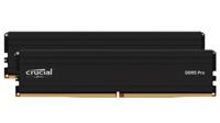 Crucial CP2K24G56C46U5 Werkgeheugenset voor PC Retail DDR5 48 GB 2 x 24 GB On-die ECC 5600 MHz 288-pins DIMM CL46 CP2K24G56C46U5 - thumbnail
