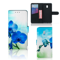 Xiaomi Redmi 8A Hoesje Orchidee Blauw - Cadeau voor je Moeder - thumbnail