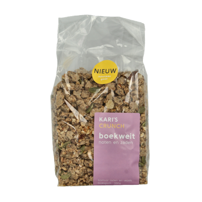 Kari's Crunch Granola boekweit noot zaad bio 330 Gram Kari's Crunch Granola boekweit noot zaad bio 330 Gram