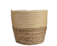 Mandenset Decoris Jute (20 x 20 x 17 cm) (3 Stuks) - thumbnail