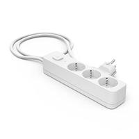 Hama 00116076 Stekkerdoos met schakelaar Wit, Grijs Randaarde stekker 1 stuk(s) - thumbnail